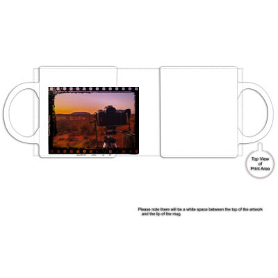 Film Rocks! Black rimmed mug Thumbnail